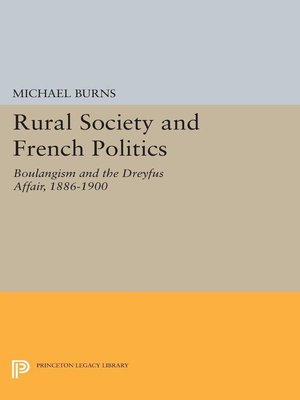 cover image of Rural Society and French Politics